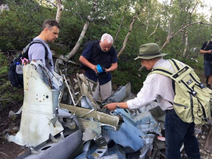 Crash site debris. © Philip Richardson