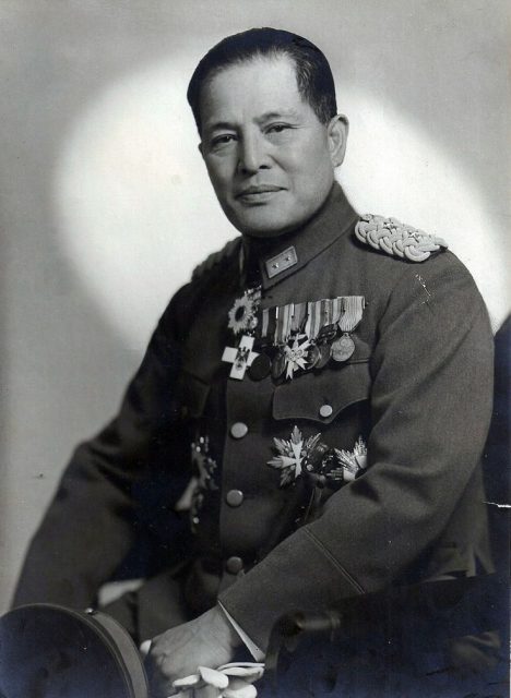 Lieutenant General Hiroshi Ōshima in IJA uniform
