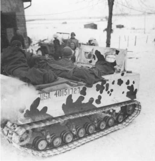 M29 Weasel in Belgium, winter 1944.