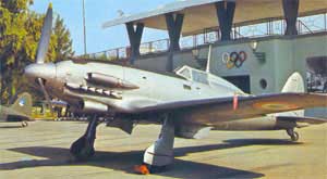 Macchi C.205 Veltro in service with the postwar Aeronautica Militare, around 1960.