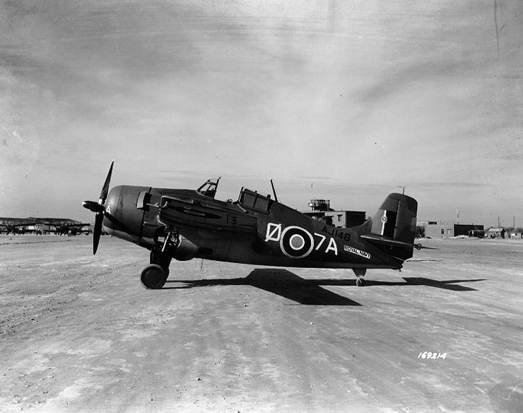 A Martlet II from HMS Formidable, 1942