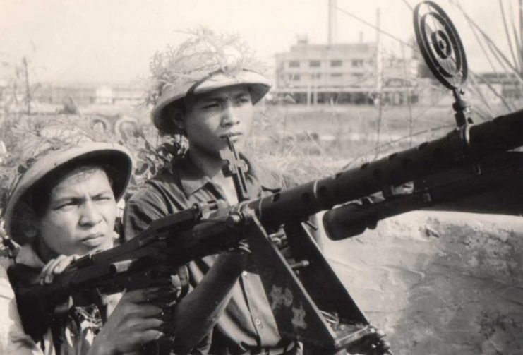 AA sight on a MG-34.