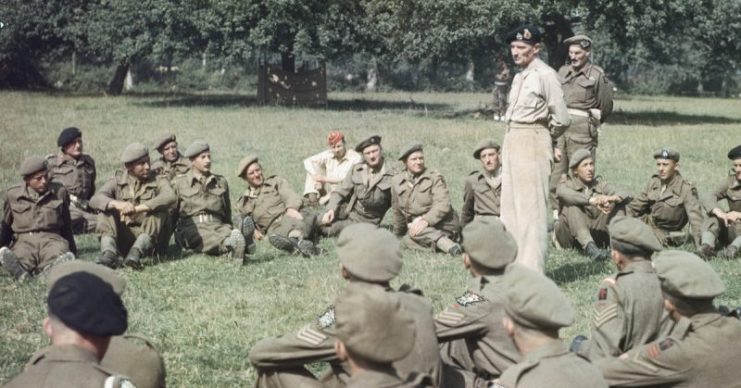 General Montgomery Decorates Men of the 50th Division in Normandy, 17 July 1944