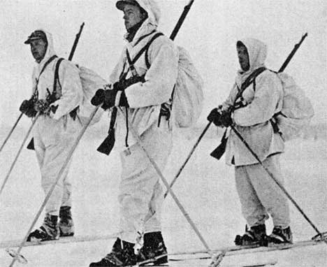 Norwegian volunteers in battle gear. Operation Gunnerside members wore similar attire.