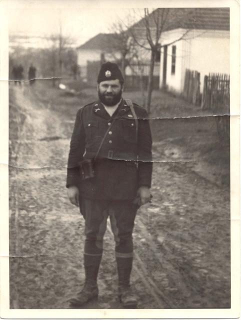 OSS 1st Lieutenant George Musulin behind enemy lines in German-occupied Serbia, as a Chetnik, during his first mission in November 1943. His second mission was Operation Halyard.