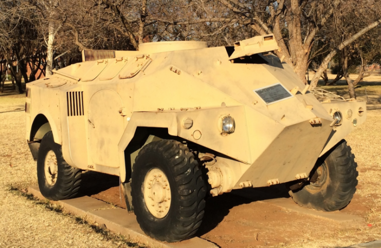 Panhard M3 VTT at Tempe School of Armour, Bloemfontein.Photo: Katangais CC BY 2.5