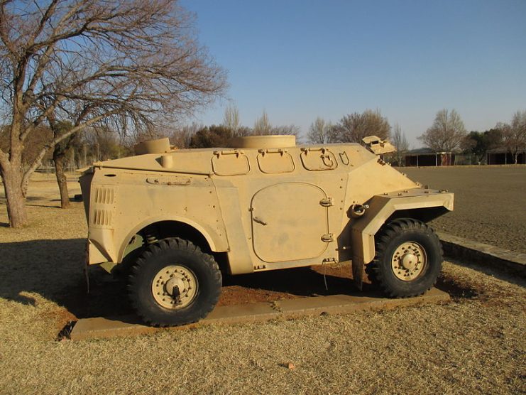 Panhard M3 VTT prototype at the South African Armour Museum, Bloemfontein.Photo: Katangais CC BY 2.5