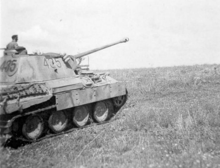 Panther Ausf D number 435 of the 51st Panzer Battalion Kursk