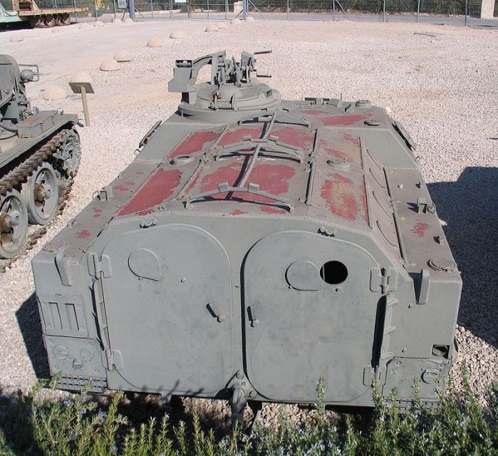 Rear view of an AMX-13 VTT.Photo: Bukvoed CC BY 2.5