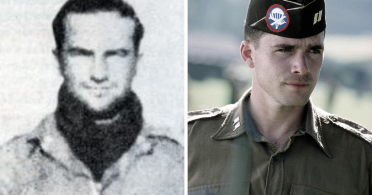 Ronald Speirs with grenades hanging around his neck + Matthew Settle as Ronald Speirs in 'Band of Brothers'