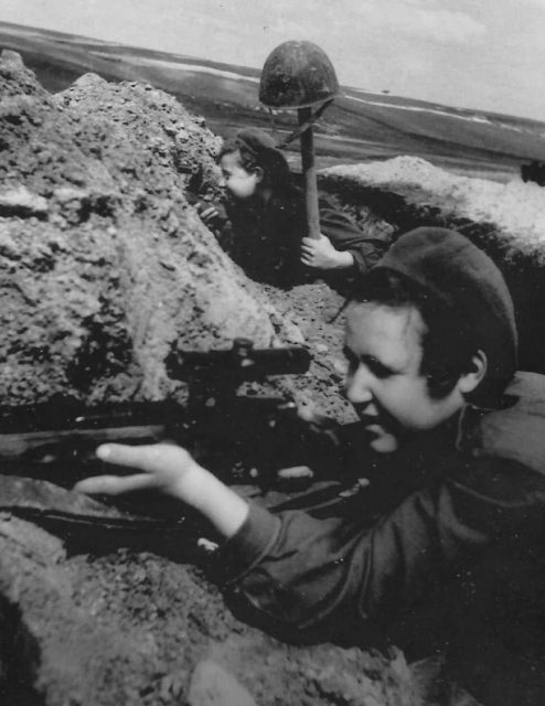 Soviet Snipers during the Second World War.