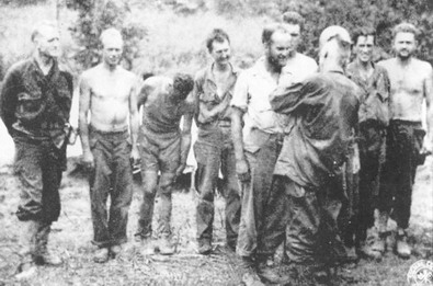 Stilwell awarding medals at Myitkyina, 1944