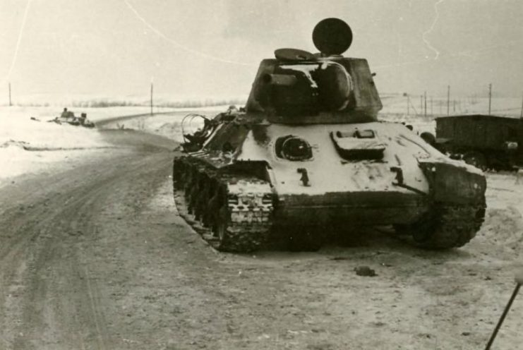 A T-34 tank.