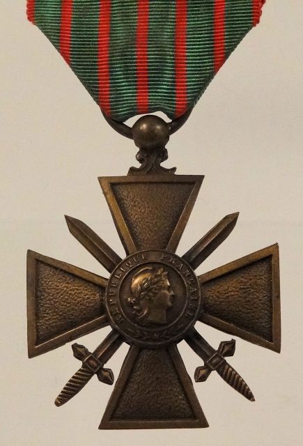 The Croix de Guerre. Photo: Bjørn Christian Tørrissen CC BY-SA 3.0