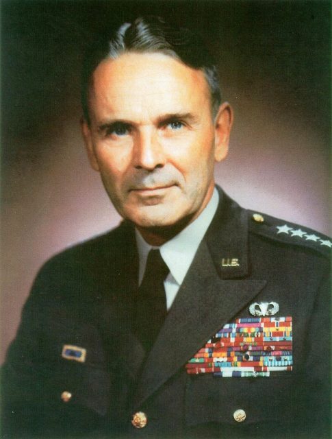 U.S. Army General Maxwell D. Taylor, Chairman of the Joint Chiefs of Staff.