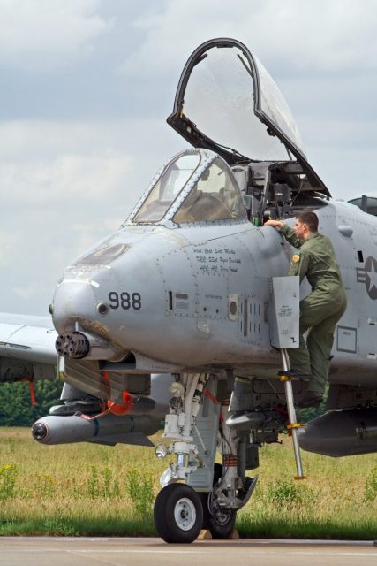 USAF A-10A THUNDERBOLT on display Royal Netherlands Air Force Days