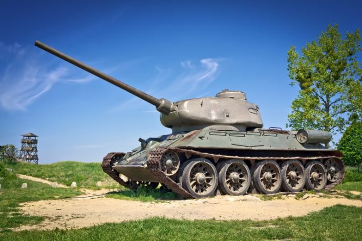 World War II tank T-34-85