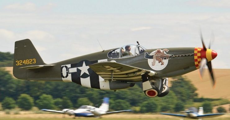 North American P-51B Mustang. By Alan Wilson – CC BY-SA 2.0