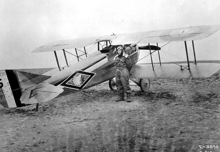 Capt. Soubiron a member of Spa 124 escadrille, a.k.a. Lafayette Escadrille.