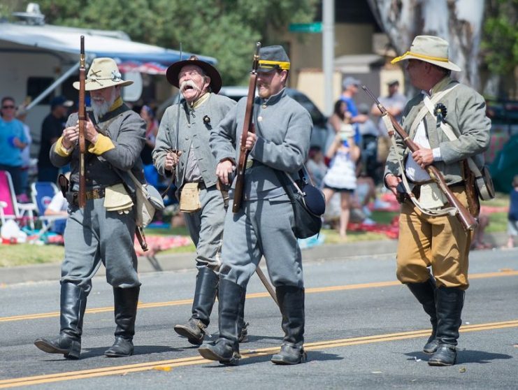 Civil War re-enactors . Photo: mark6mauno / CC BY 2.0.