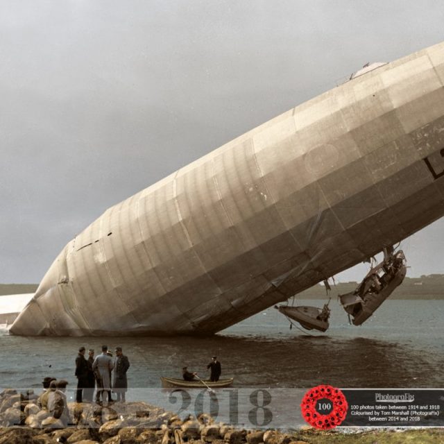 12. The final resting place of Zeppelin LZ 59 (bombing code L20) known as the ‘Raider of Loughborough’ after her part in an attack on the English Midlands.