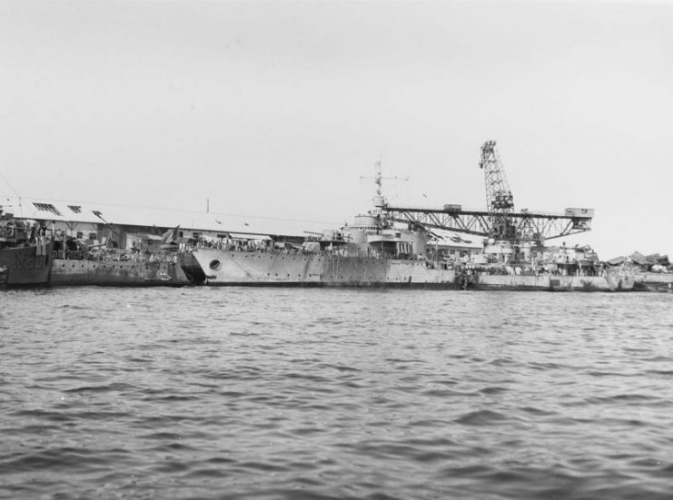 French warships at Casablanca on November 16, 1942