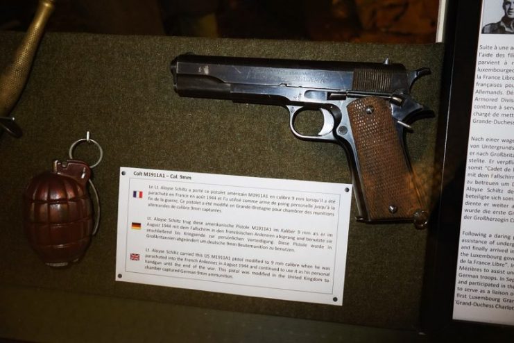 WWII M1911A1 pistol. Photo: Thomas Quine – CC BY 2.0