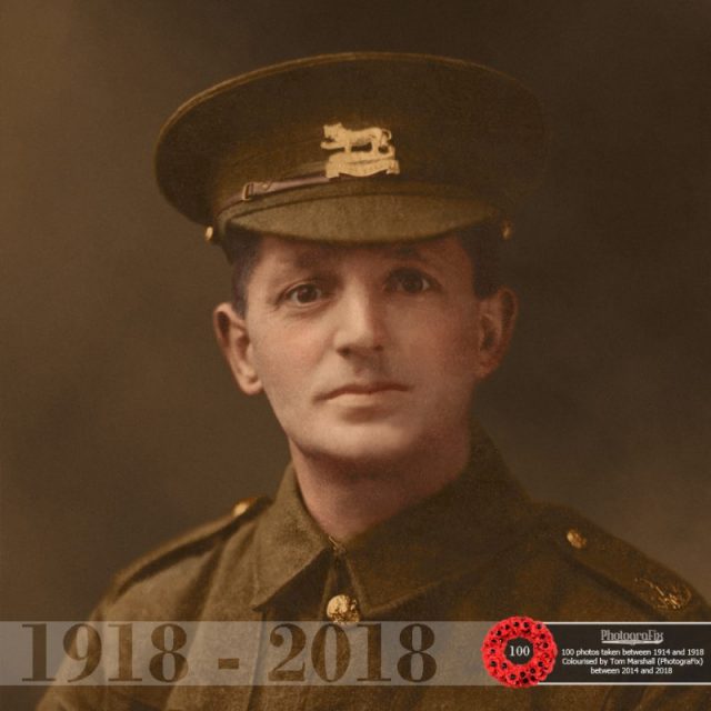 15. Arthur James Langran served with the Leicestershire Regiment (later Royal Leicestershire Regiment) during the First World War.