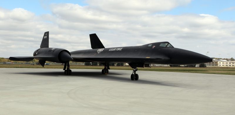 Restoration staff move the Lockheed YF-12A into the new fourth building at the National Museum of the U.S. Air Force on Oct. 13, 2015. (U.S. Air Force photo by Don Popp)