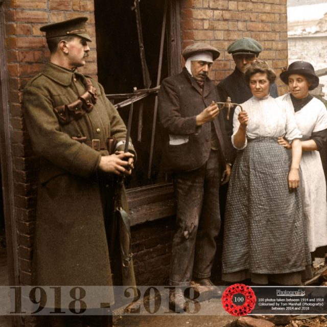 26. This is from the first Zeppelin raid on Britain, which took place on 19th January 1915.