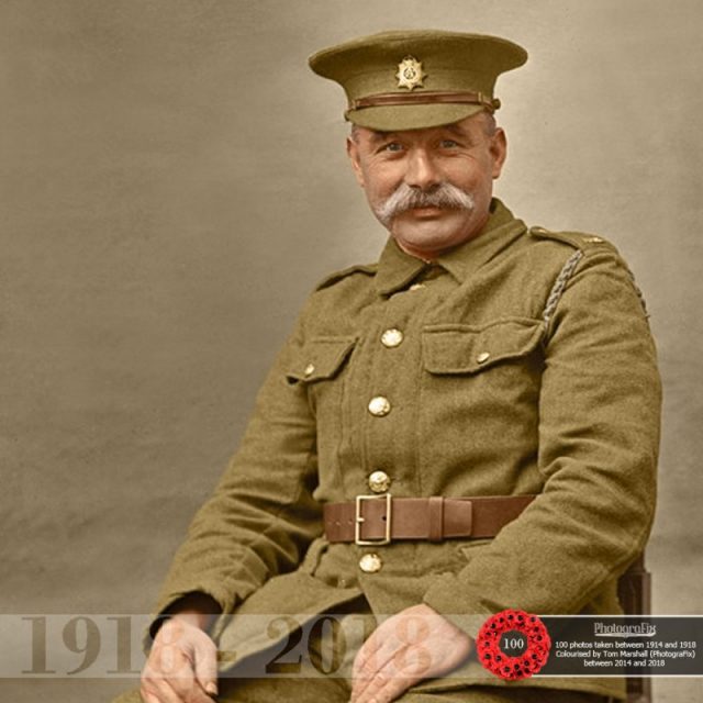 37. An unknown soldier of the Army Service Corps, photographed at Vignacourt, France. Original image courtesy of Ross Coulthart, author of ‘The Lost Tommies’ & The Kerry Stokes Collection – Louis & Antoinette Thuillier.