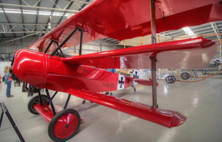 Red Baron Triplane WW1. Photo: photobom CC BY 2.0