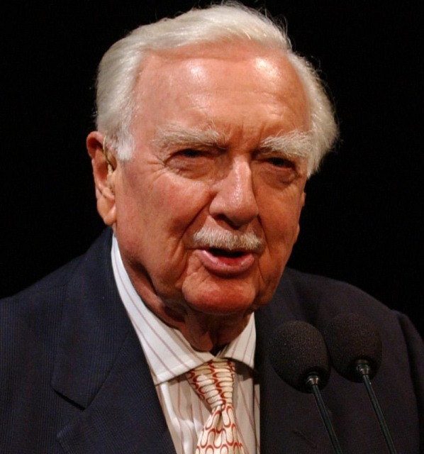 CBS newsman Walter Cronkite.