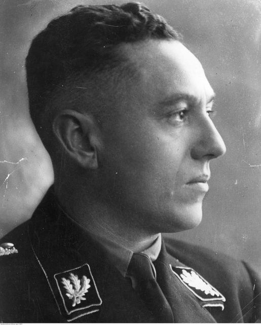 Military portrait of Albert Forster