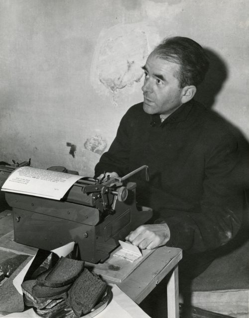 Albert Speer in his jail cell, Nuremberg, 1945
