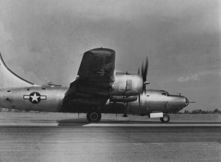 B-32 Dominator 42-108529 “The Lady Is Fresh” nose art