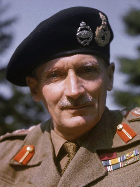 Military portrait of Bernard Montgomery