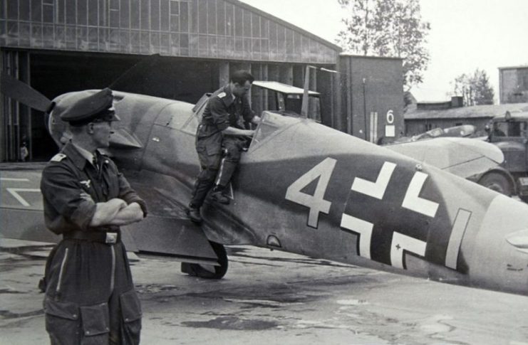 Bf 109F-4 of JG 3 near Reims, France. Photo G.Garitan CC BY-SA 3.0