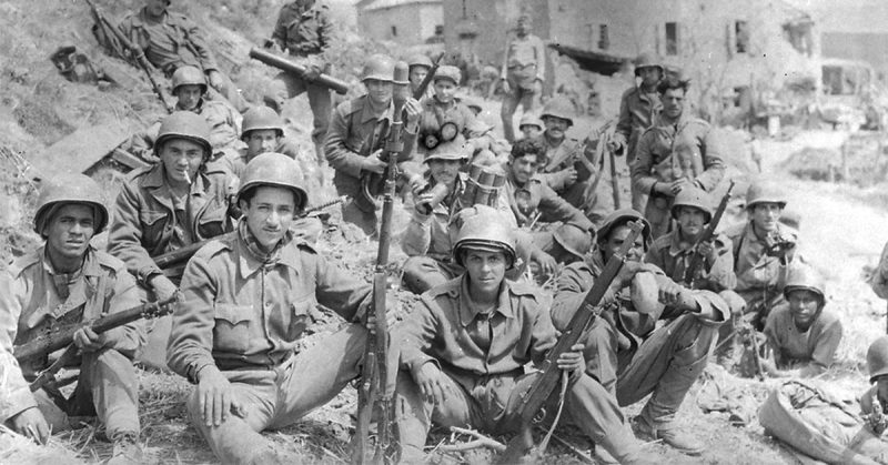 Brazilian soldiers celebrate the Brazilian Independence Day in Italy, 1944.