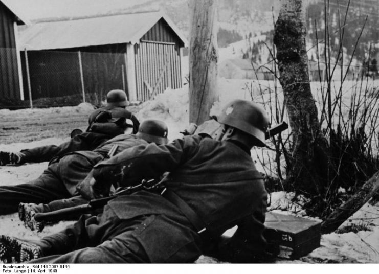 German troops consolidate in Norway.Photo: Bundesarchiv – CC BY-SA 3.0 de