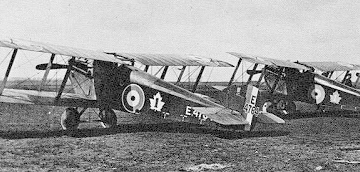 Canadian Air Force Dolphins of No. 1 (Fighter) Squadron at RAF Upper Heyford, December 1918.