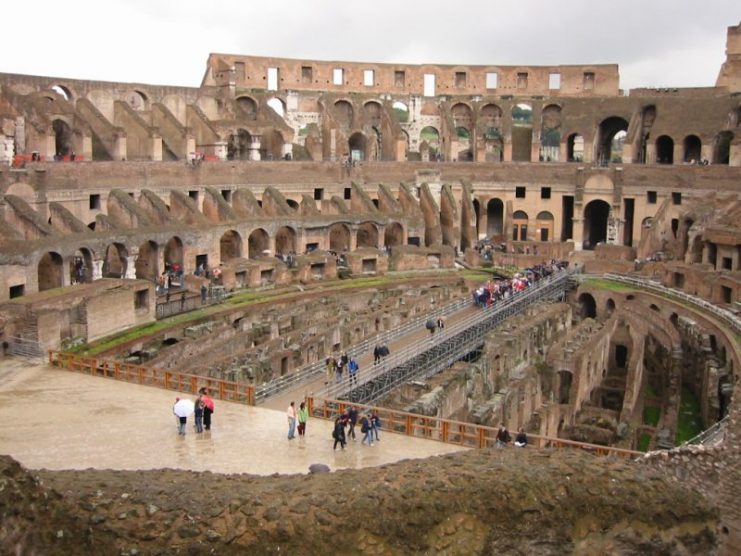 Interior of the Colosseum