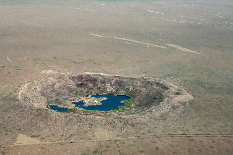 Craters dot the Russian testing grounds. The Official CTBTO CC BY 2.0