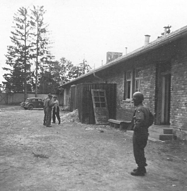 Dachau Concentration Camp shortly after its liberation. “Hot house in Dachau” after April 29, 1945.Photo: josephwmann CC BY-NC 2.0.jpg