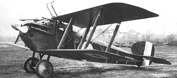 Dolphin fitted with two upward firing Lewis guns and Norman vane sights.