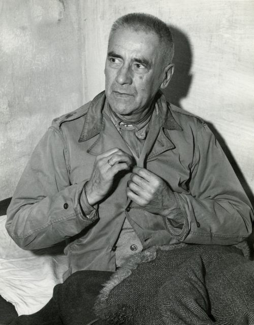 Frick in his cell, November 1945