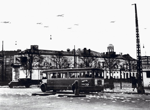 German bombers drop OPROP! leaflets over Copenhagen