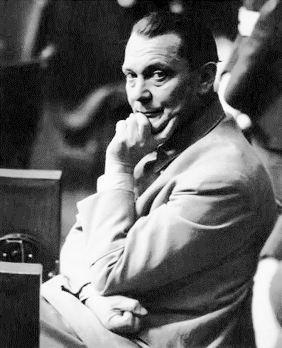 Göring at the Nuremberg Trials