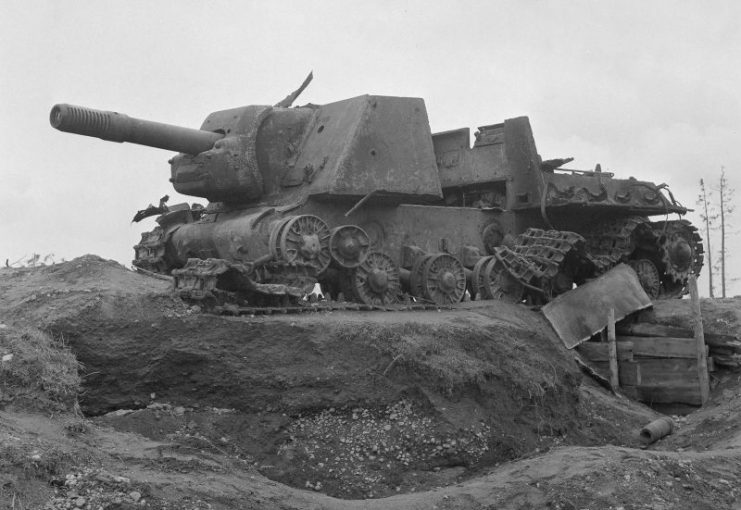 ISU-152 destroyed in Finland 2