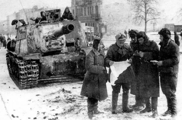 ISU-152 Poland February 1945
